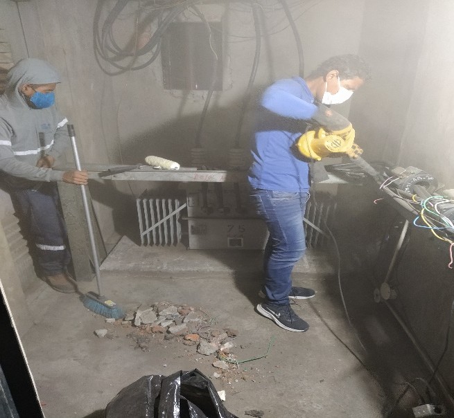 Trabajos de mantenimiento